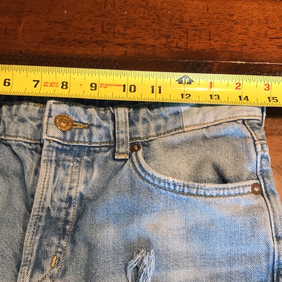 H&M &Denim Boyfriend Low Waist Destroyed Jeans - Picture 8 of 11